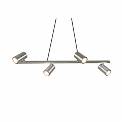 Suspension Trio MARLEY Nickel mat, 4 lumières