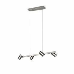 Suspension Trio MARLEY Nickel mat, 4 lumières
