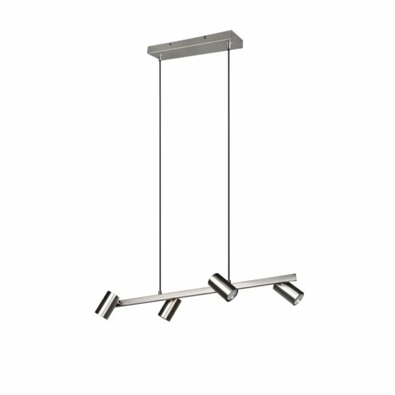 Suspension Trio MARLEY Nickel mat, 4 lumières