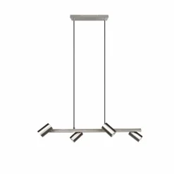 Suspension Trio MARLEY Nickel mat, 4 lumières
