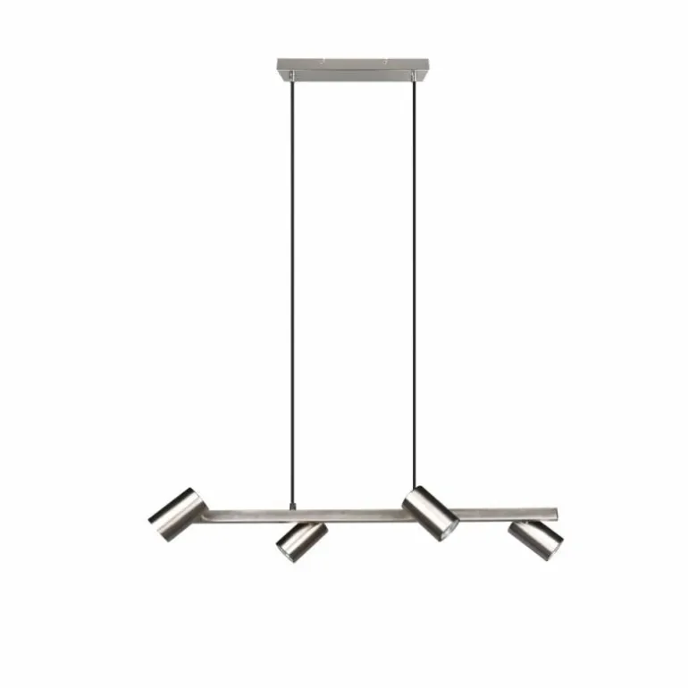 Suspension Trio MARLEY Nickel mat, 4 lumières