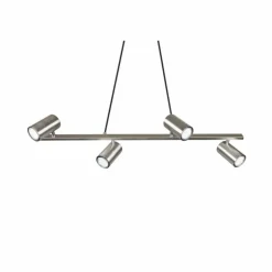 Suspension Trio MARLEY Nickel mat, 4 lumières