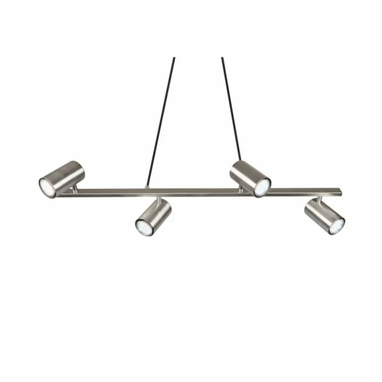 Suspension Trio MARLEY Nickel mat, 4 lumières