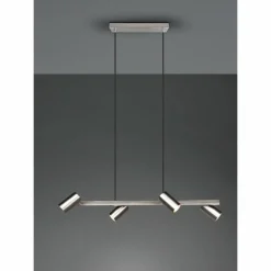 Suspension Trio MARLEY Nickel mat, 4 lumières