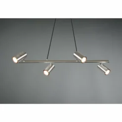 Suspension Trio MARLEY Nickel mat, 4 lumières