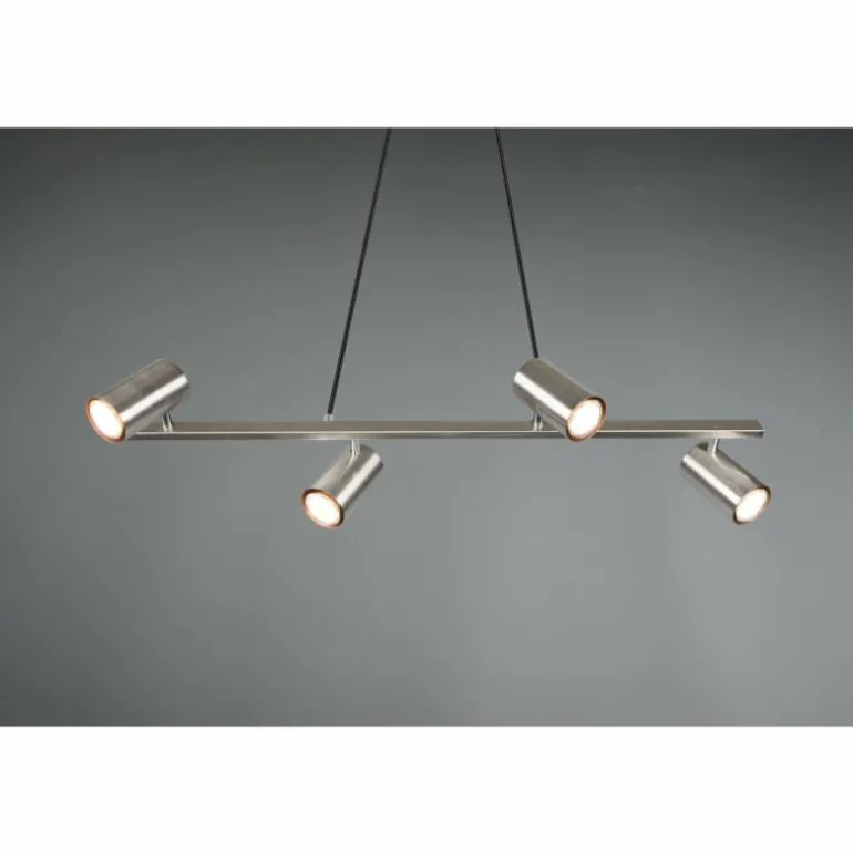 Suspension Trio MARLEY Nickel mat, 4 lumières