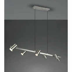 Suspension Trio MARLEY Nickel mat, 6 lumières