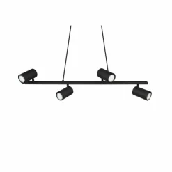 Suspension Trio MARLEY Noir, 4 lumières