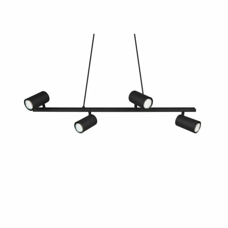 Suspension Trio MARLEY Noir, 4 lumières