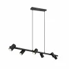 Suspension Trio MARLEY Noir, 6 lumières