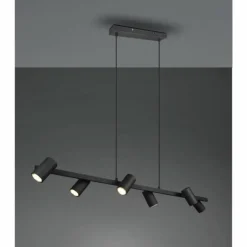 Suspension Trio MARLEY Noir, 6 lumières