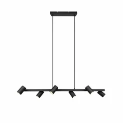 Suspension Trio MARLEY Noir, 6 lumières