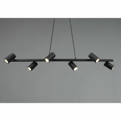Suspension Trio MARLEY Noir, 6 lumières
