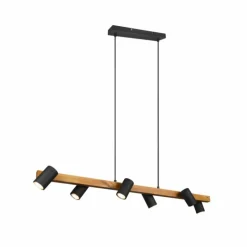 Suspension Trio MARLEY Noir, 6 lumières