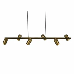Suspension Trio Marley Vieux laiton, 6 lumières
