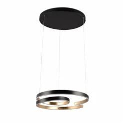 Suspension Trio Marnie LED Or, Noir, 1 lumière