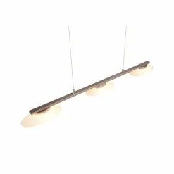Suspension Trio Merton LED Nickel mat, 3 lumières