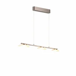 Suspension Trio Merton LED Nickel mat, 3 lumières