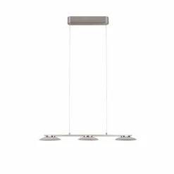 Suspension Trio Merton LED Nickel mat, 3 lumières