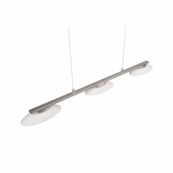 Suspension Trio Merton LED Nickel mat, 3 lumières