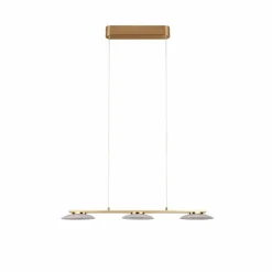 Suspension Trio Merton LED Laiton, 3 lumières