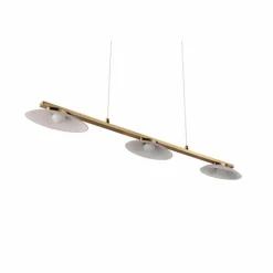 Suspension Trio Merton LED Laiton, 3 lumières