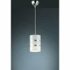 Suspension Trio NIKOSIA Chrome, 1 lumière