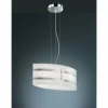 Suspension Trio NIKOSIA Chrome, 2 lumières
