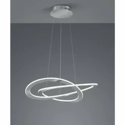 Suspension Trio OAKLAND LED Nickel mat, 1 lumière