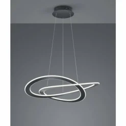 Suspension Trio OAKLAND LED Anthracite, 1 lumière