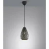 Suspension Trio ONYX Anthracite, 1 lumière