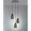 Suspension Trio ONYX Anthracite, 3 lumières