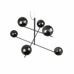 Suspension Trio Pure Anthracite, 6 lumières