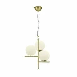 Suspension Trio PURE Laiton, 3 lumières