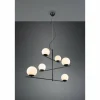 Suspension Trio Pure Noir, 6 lumières