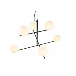 Suspension Trio Pure Noir, 6 lumières