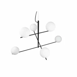 Suspension Trio Pure Noir, 6 lumières