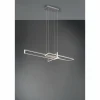 Suspension Trio Salinas LED Nickel mat, 1 lumière