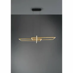Suspension Trio Salinas LED Noir, 1 lumière