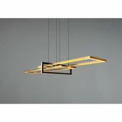 Suspension Trio Salinas LED Noir, 1 lumière
