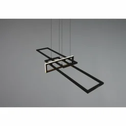 Suspension Trio Salinas LED Noir, 1 lumière