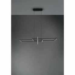 Suspension Trio Salinas LED Noir, 1 lumière