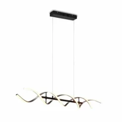 Suspension Trio Sequence LED Aluminium, Noir, 1 lumière