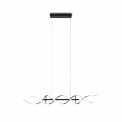 Suspension Trio Sequence LED Aluminium, Noir, 1 lumière