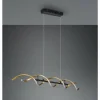 Suspension Trio Sequence LED Laiton, Noir, 1 lumière