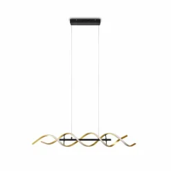 Suspension Trio Sequence LED Laiton, Noir, 1 lumière