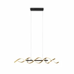 Suspension Trio Sequence LED Laiton, Noir, 1 lumière