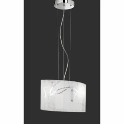 Suspension Trio SPIRELLI Blanc, 2 lumières
