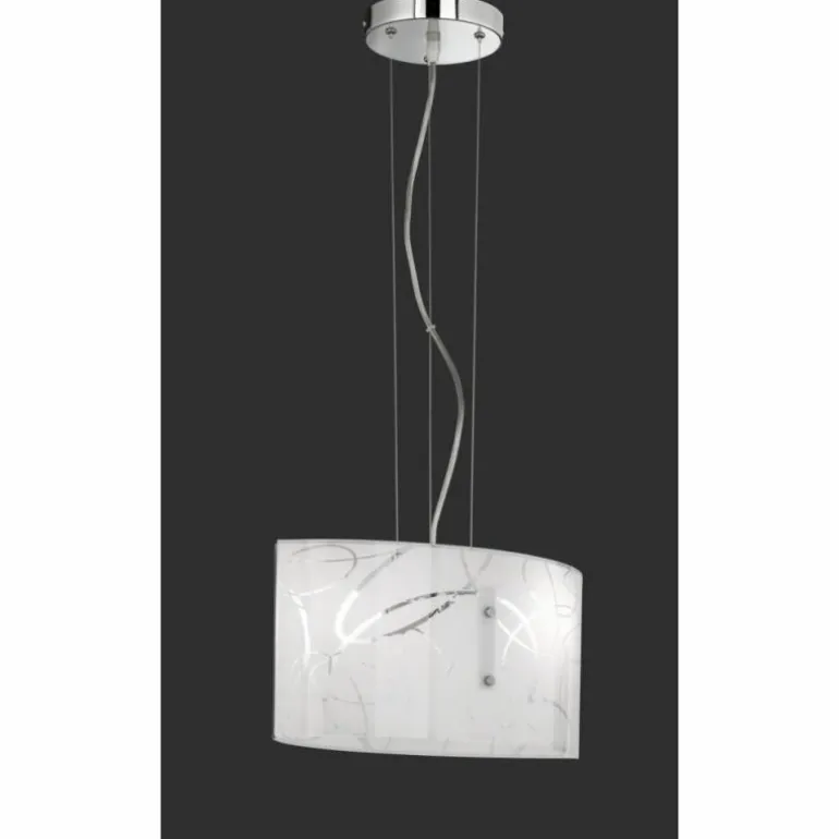 Suspension Trio SPIRELLI Blanc, 2 lumières