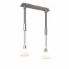 Suspension Trio STANLEY Nickel mat, 2 lumières